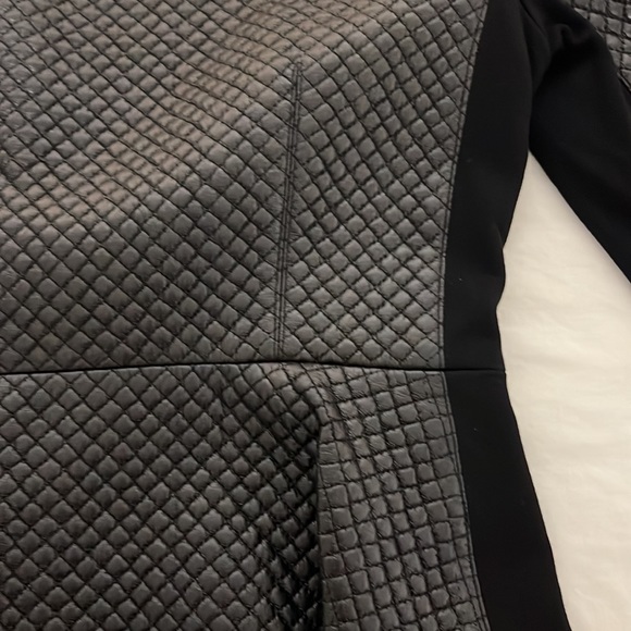 bcbg leather zip up top - Picture 4 of 5